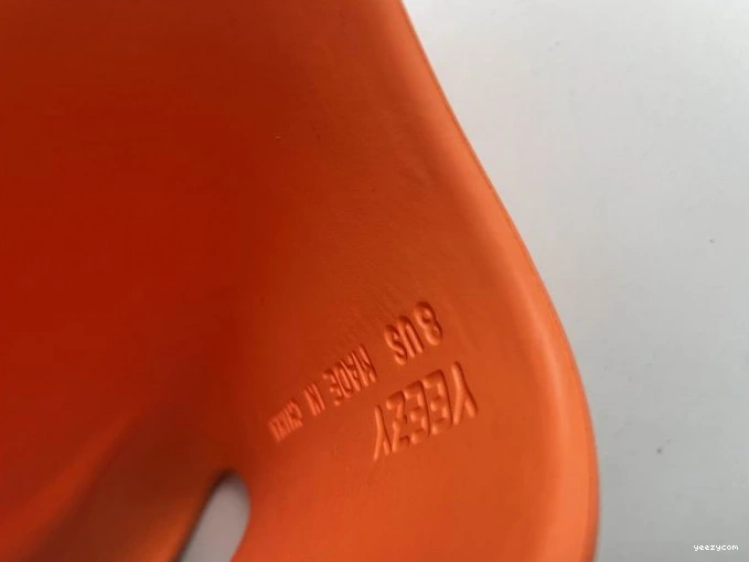 Slide Orange Adidas Yeezy FY7497 1102